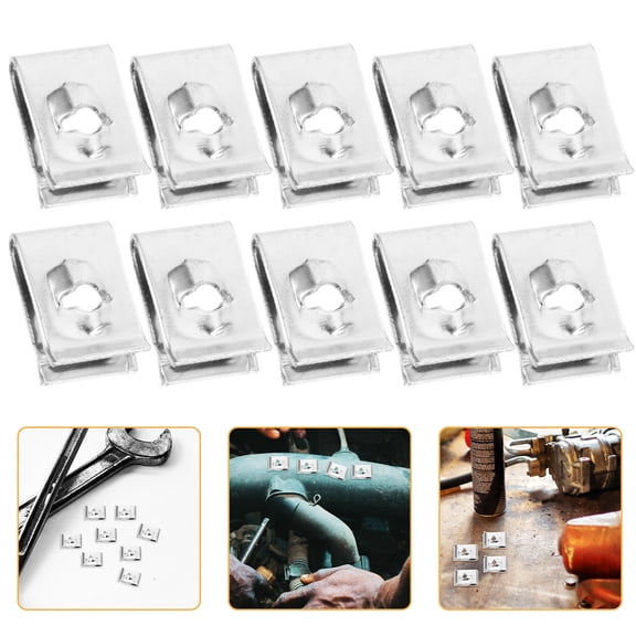 WHAMVOX 1 Pack U Clips And Fasteners Car Panel Interior U-clips Bumper Retainer U Clips