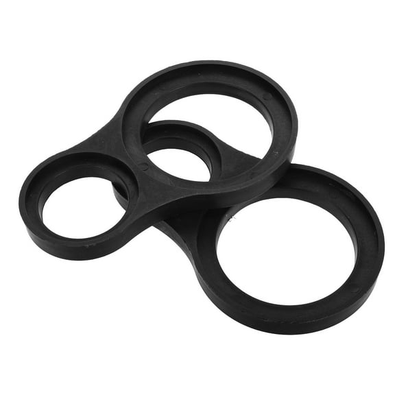 WHAMVOX 1 Pair Car Audio A Pillar Speaker Mounting Bracket Flat Black Plastic For Car Audio Systems 3.5 Inch