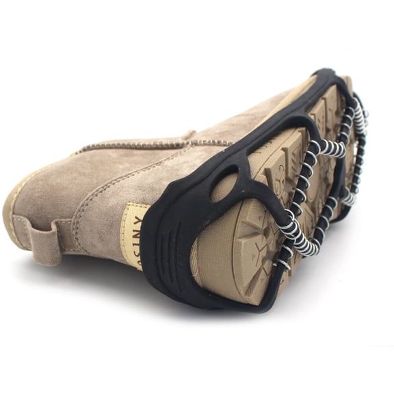 FESTFENDS 1 Pair Ice Traction for Shoes Non Slip Black with Anti Skid for Rainy Conditions
