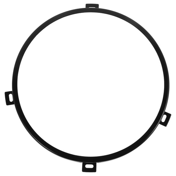 WHAMVOX 1 Pair Headlight Bracket Ring Headlamp Mounting Bracket Round Headlight Cover Retaining Bracket Ring Compatible for Jeep
