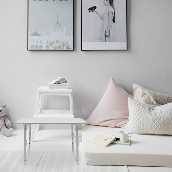 WHAMVOX 1 Pair Household Bed Desk Leg U-Shaped Desk Leg Self-locking Folding Leg