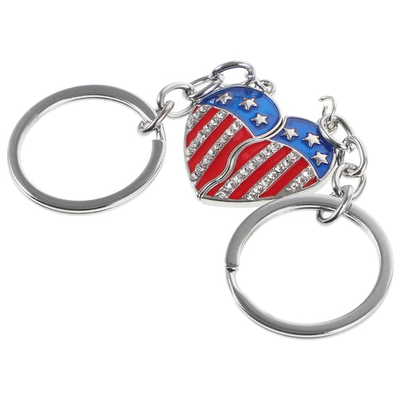 SEWCHICS Heart Gesture Keychain Zinc Alloy 1 Pair Multi Bag Accessory