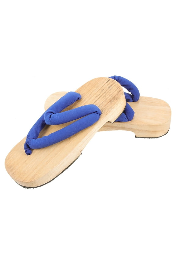 1 Pair Japanese Style Clog Slippers Home Women Clog Sandals Wooden Clogs Shoes