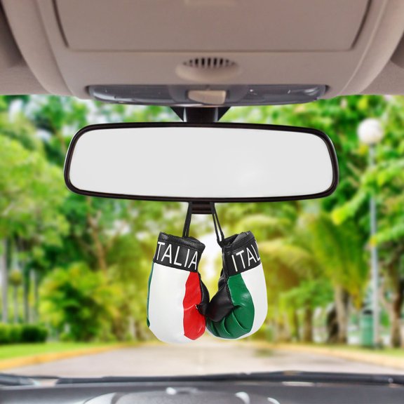 WHAMVOX 1 Pair Miniature Boxing Gloves Pendant Mini Boxing Gloves Hanging Charm Diy Keyring Sport Pendant For Gym Accessory Bag Car Hanging Ornament