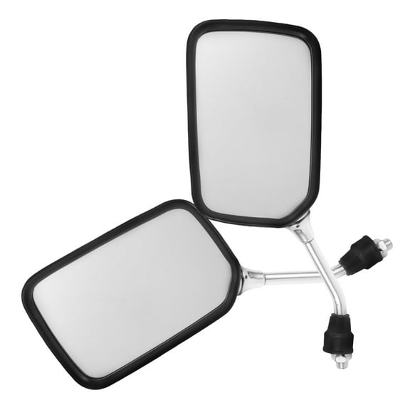 SEWCHICS Motorcycle Parts Iron 1 Pair Convex Vision Silver