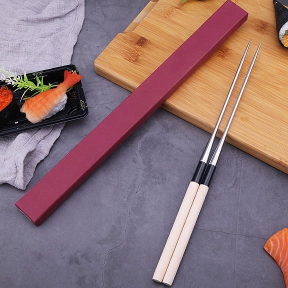 WHAMVOX 1 Pair Reusable Chopsticks For Sushi And Sashimi 11.8In
