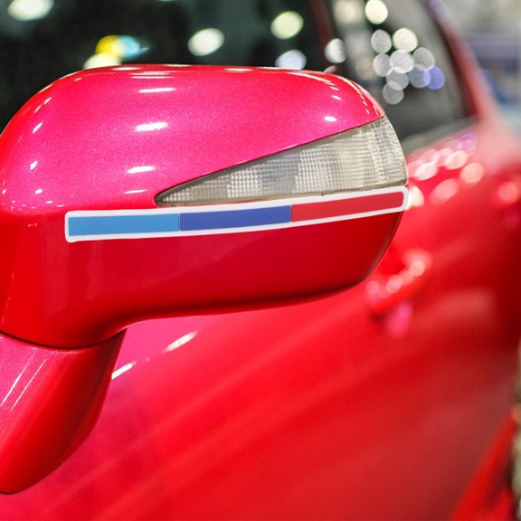 SEWCHICS Bumper Protector for Cars Anti-Collision Strips White Pair