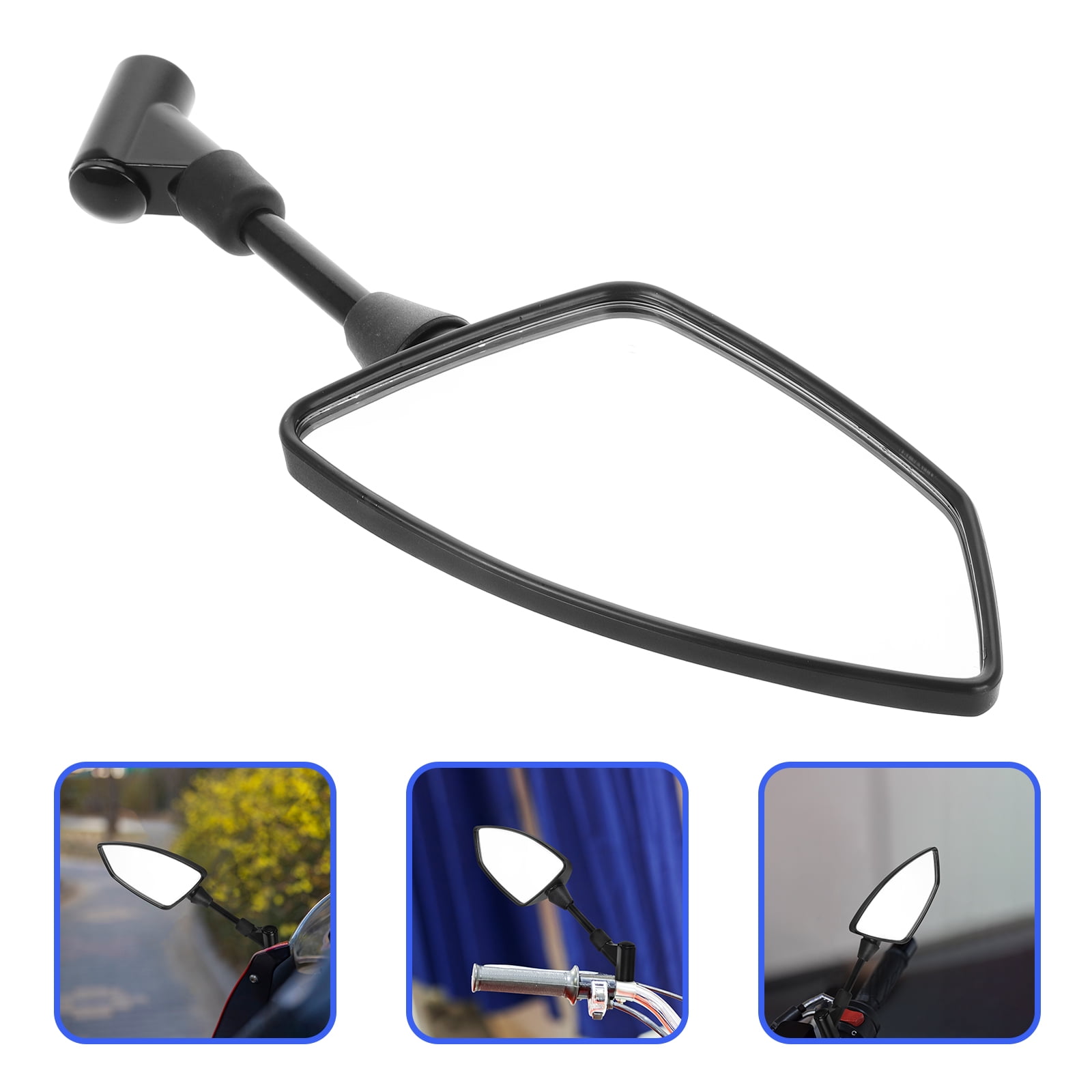 WHAMVOX 1 Pair Universal Motorcycle Rearview Mirror Motorcycle Mirrors Scooter Side View Mirrors Driving Safety Rearview Mirrors