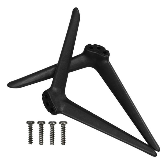 WHAMVOX 1 Pair Universal TV Stand Legs for Tabletop TVs Double Hole Plastic Feet Adjustable TV Legs Replacement TV Base Stand TV Legs Replacement