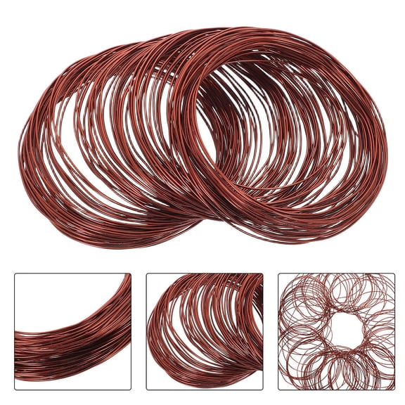 WHAMVOX 1 Roll Aluminum Wire Metal Wire Bendable Sculpting Wire for Crafts Jewelry Making Beading Floral