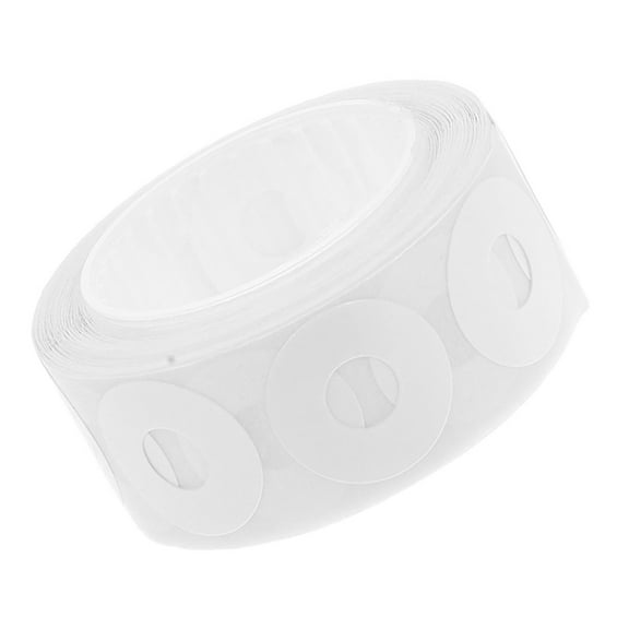 WHAMVOX 1 Roll Of Ring Binder Hole Reinforcers PVC Reinforcement Labels Strengthening Punch Holes Self-Adhesive Paper Hole Stickers Diy Hole Repair