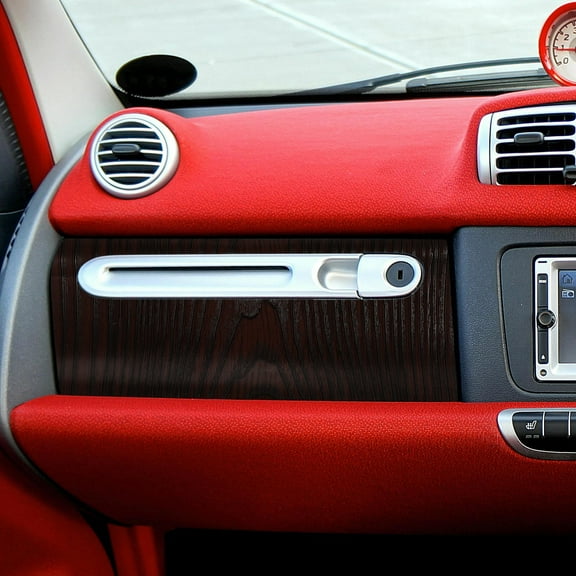 WHAMVOX 1 Roll Of Universal Wood Grain Textured Interior Film Car Modification Self-Adhesive Wrap Dashboard Trim Interior Decoration Sticker