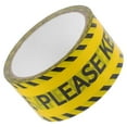 thumbnail image 1 of WHAMVOX 1 Roll Warning Sticker Sign Keep Safe Distance Tape Sticker Caution Tape for Construction(25 Meters), 1 of 8
