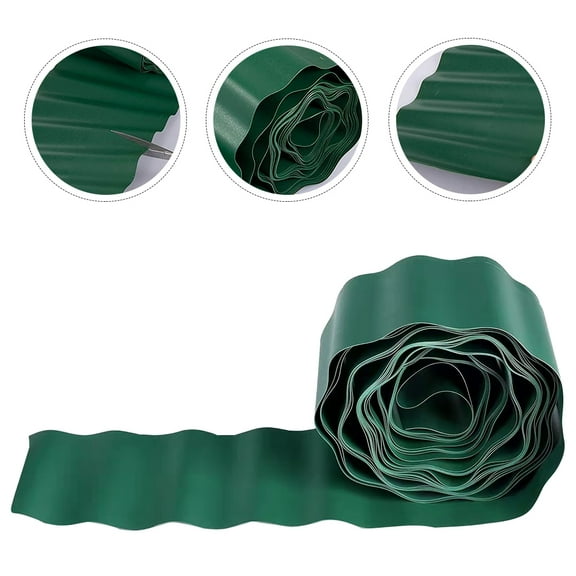 HEANUJJ Green Plastic Landscape Fence for Garden Lawn Edging Yard Decoration Outdoor Border