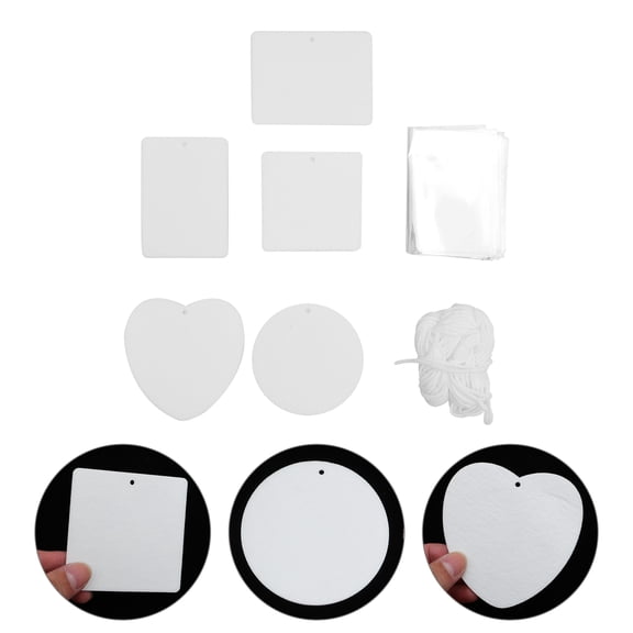 Luxshiny 1Set DIY Aromatherapy Pad White Diffuser Scented Replacement