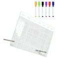 thumbnail image 1 of LITINKIMI Transparent Writing Board Acrylic for Whiteboard Planner 1 Set 11.8x7.9in, 1 of 8