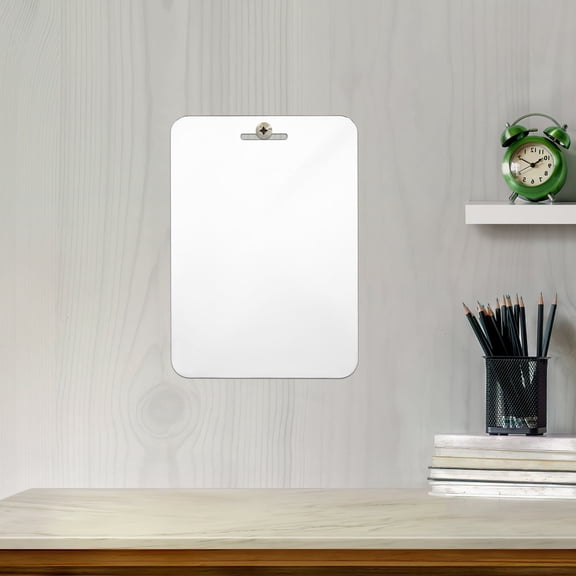 WHAMVOX 1 Set Acrylic Mirror Shower Fogless Mirror Bathroom Shaving Mirror Wall Hanging Makeup Mirror Cosmetic Mirror For Outdoor Camping Travel Mirror