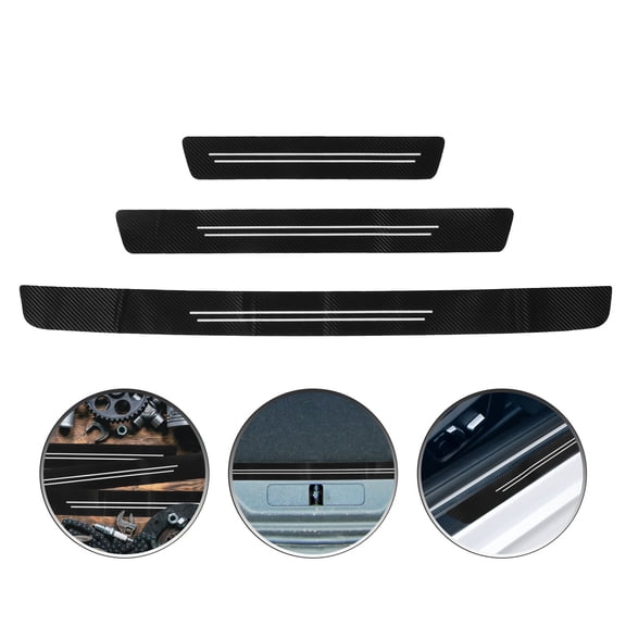 WHAMVOX 1 Set Anti-Collision Car Door Sill Protector Universal Pu Stickers Anti-Scratch Door Automotive Door Edge Trims For All Car Brands