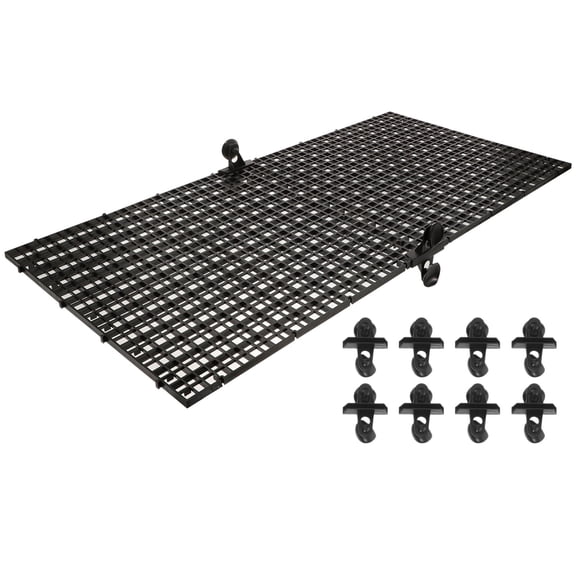 WHAMVOX 1 Set Betta Tank Separator For Fish Owners With 30X30X0.7In Water Flowing Holes And 10 Suction Cups