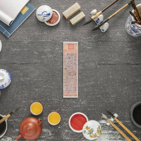 WHAMVOX 1 Set Calligraphy Paperweight Decorative Glass Paper Weight for Desk and Shelf Decoration Multi-Function Glass Weight for Calligraphy Painting and Sewing