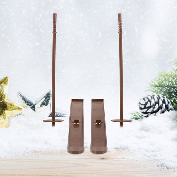 WHAMVOX 1 Set Christmas Sleigh Decor for Holiday Home Decor Versatile Sleigh Ornament for Long-Term Use Tabletop Sleigh Model Christmas Decoration