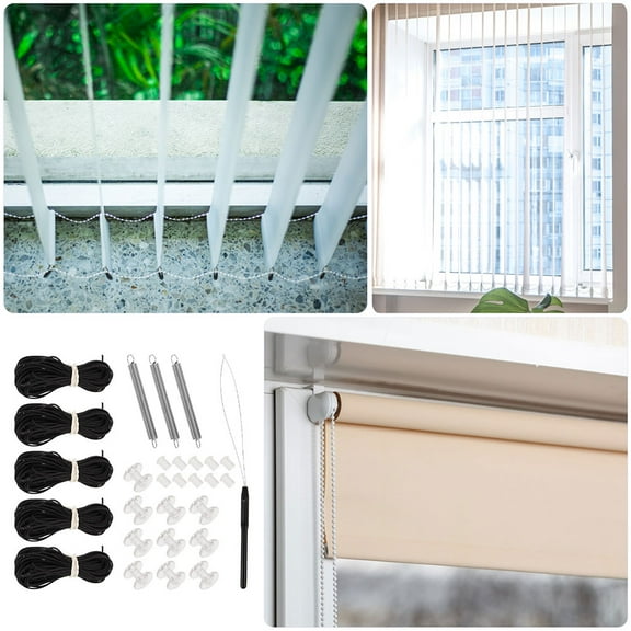 WHAMVOX 1 Set Complete Rv Awning Replacement Foldable Sunshade Repair Kit For Day And Night Use Rv Window Sunshade Adjustment Black