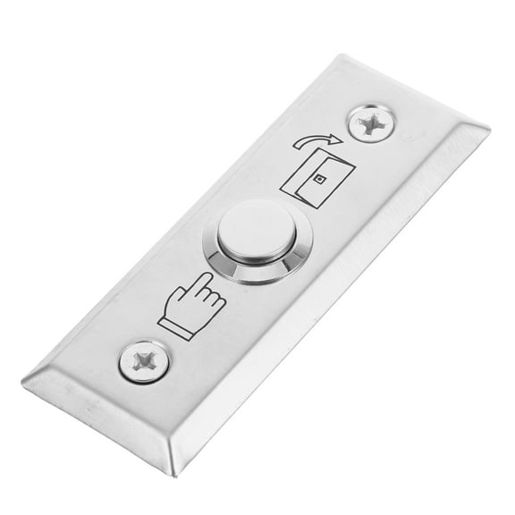WHAMVOX 1 Set Door Access Control System Accessory Push To Exit Button Door Bell Wall Panel Panel Wall Plate For Doorbell Door Bell Wall Plate Plates Exit Wall Plate Doorbell Cover Protector