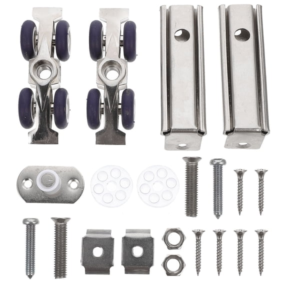 WHAMVOX 1 Set Door Window Track Roller Door Track Wheels Home Sliding Wheel Rollers