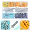 thumbnail image 1 of WHAMVOX 1 Set Drywall Screws And Anchors Kit Self Drilling Screws Drywall Anchors Set, 1 of 8