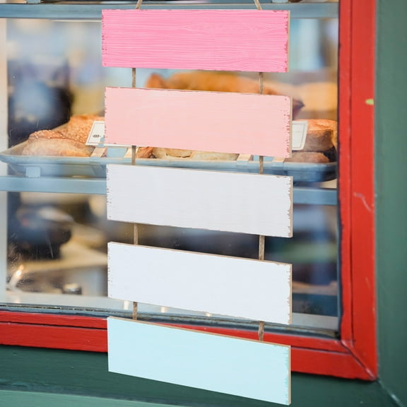 WHAMVOX 1 Set Erasable Hanging Small Chalkboards Memo Message Sign Boards Hanging Door Message Boards