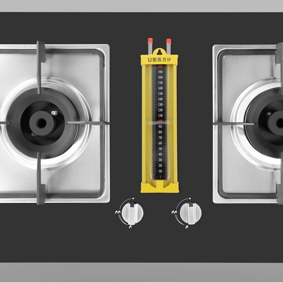 WHAMVOX 1 Set of High Accuracy U-Tube Manometer Water Column Gauge Gas Pressure Measurement Tool Pressure Testing Gauge Vacuum Pressure Monitoring Tool