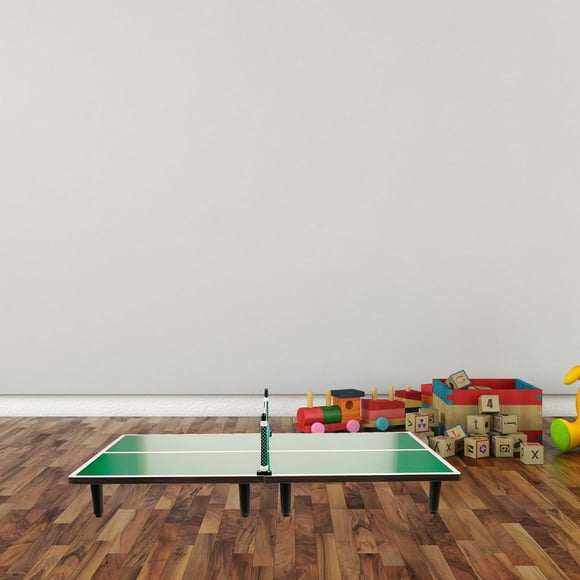 WHAMVOX 1 Set Mini Portable Tabletop Table Tennis Pong Board Game Set Toy for Kids Children