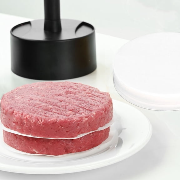 WHAMVOX 1 Set  Non Stick Burger Press Hamburger Maker Mold Non-Stick Burger Patty Maker With Patty Papers Kitchen Grilling And Barbecue Tool