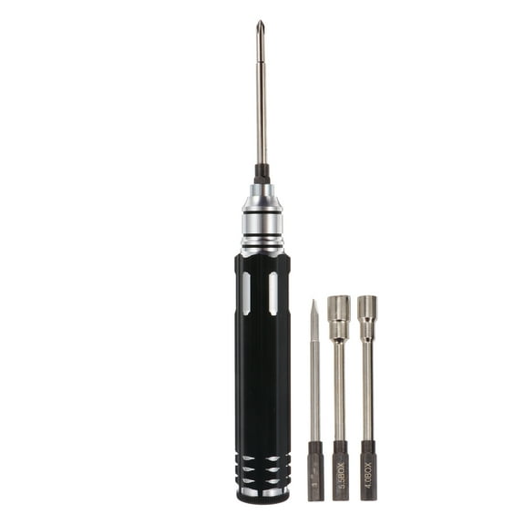 WHAMVOX 1 Set Precision Screwdrivers for Electronics Assembly and Fixing Steel Black 10X0.59Inch Compact