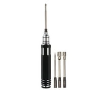 WHAMVOX 1 Set Precision Screwdrivers for Electronics Assembly and Fixing Steel Black 10X0.59Inch Compact