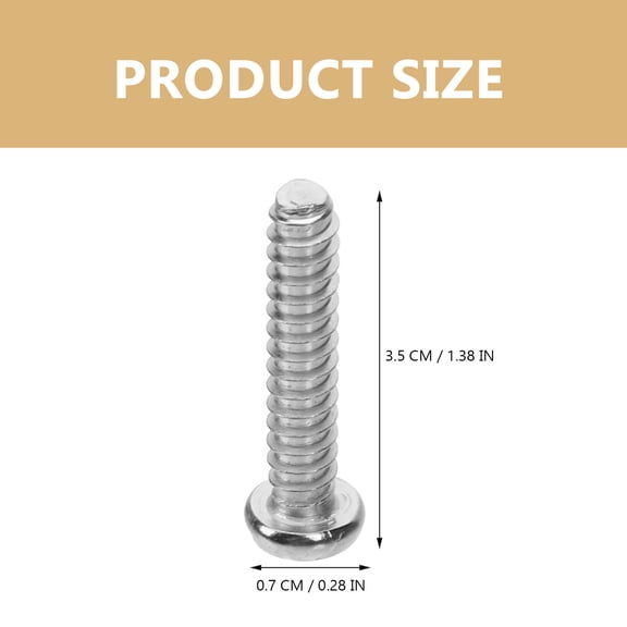 WHAMVOX 1 Set Self-tapping Screw Assorted Stainless Steel Wall Plate Screw Replacement