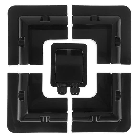 SEWCHICS Pole Mounting Solar Bracket Cooling for 1 Set