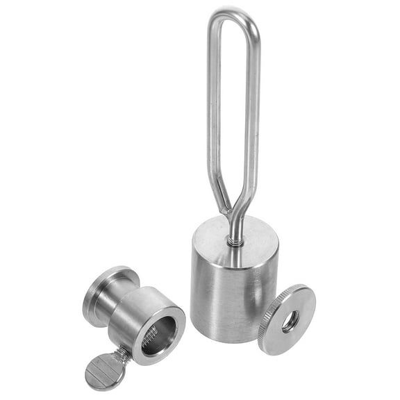 WHAMVOX 1 Set Stainless Steel BBQ Grill Weight Block Rotisserie Balancing Tool with Rotating Sleeve for Precise BBQ Cooking Control