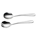 thumbnail image 1 of WHAMVOX 1 Set Stainless Steel Salad Spoon Salad Fork Salad Serving (Silver), 1 of 8