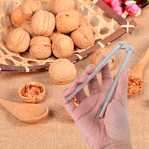 WHAMVOX 1 Set Stainless Steel Seafood Crackers Crab Claw Crackers Oyster Shucking Tools Lobster Crackers For Home Parties Heavy Duty