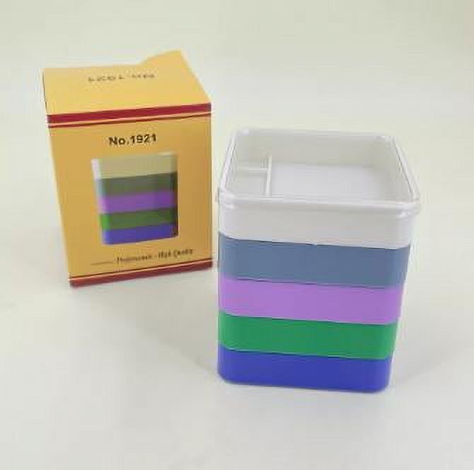 WHAMVOX 1 Set Watch Parts Organizer Box 5-Tier Small Plastic Storage ...