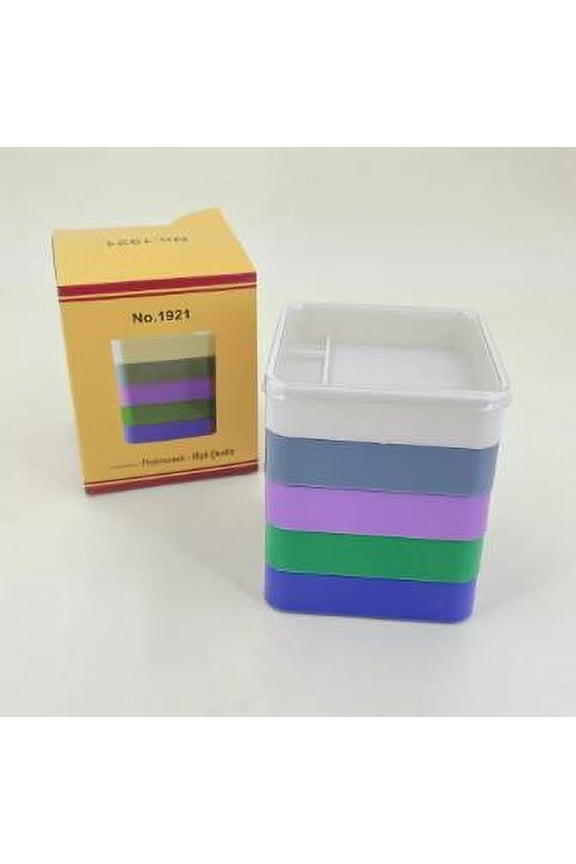 1 Set Watch Parts Organizer Box 5-Tier Small Plastic Storage Tray Watchmaker Repair Tool Holder Hardware Storage Container For Watch Accessories