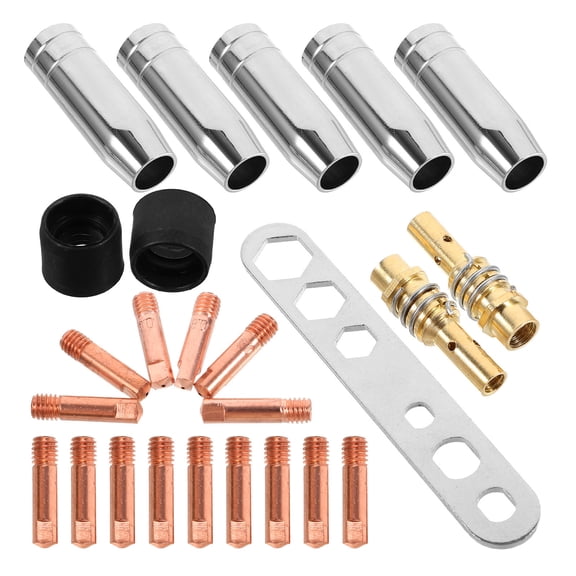 WHAMVOX 1 Set Welding Torch Accessory Nozzle Contact Nozzle Tips Holder Kit Welding Torch Accessories