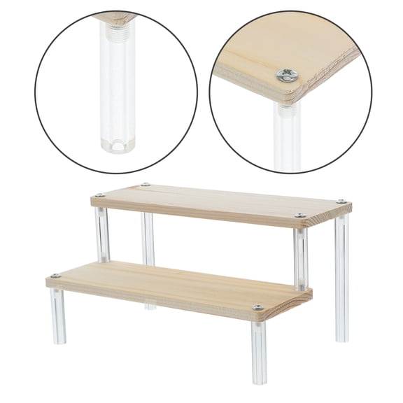 WHAMVOX 1 Set Wood Display Stand for Retail Space and Personal Use