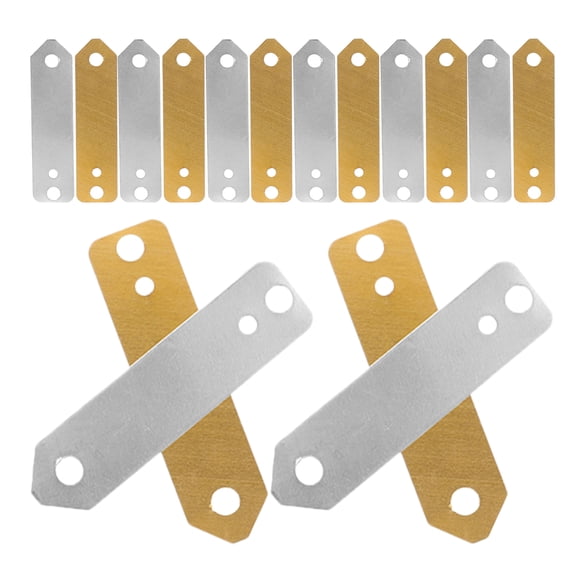 WHAMVOX 1 Set Zinc Copper Anode Sheet Metal Sheet for Fruit Battery Science Experiment