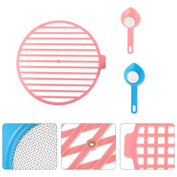 ROMANSENTIAL Cake Baking Accessories Baking Sifting Tools Plastic Sifting Home Bakers Kitchen Use 1 Set