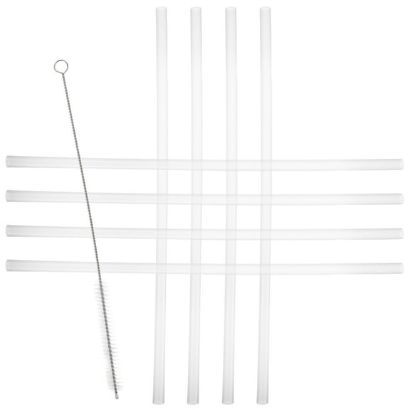 HOOWIFFY Hoowiffy Travel Reusable Straws Set Assorted Colors Dishwasher Safe 1Set