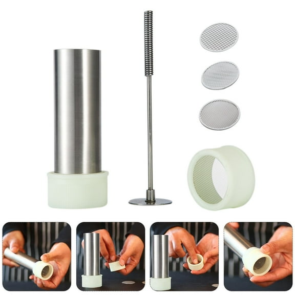 Luxshiny Cheese Presser Molds Abs 1 Set 1.6x1.6x4.1in