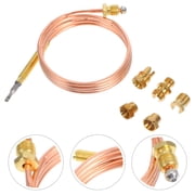 WHAMVOX 1 Set of Thermocouple and Fittings Set Replacement Probe Sensor Thermocouple for Gas Appliances Fireplaces and Water Heaters
