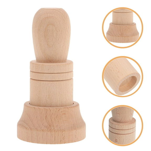 WHAMVOX 1 Set of Wood Paper Pot DIY Maker Creative Gardening Newspaper DIY Pot Maker